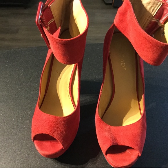 Nine West ankle strap heels size 7.5 - Picture 10 of 11